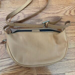 Madewell Light Brown Leather Crossbody Bag